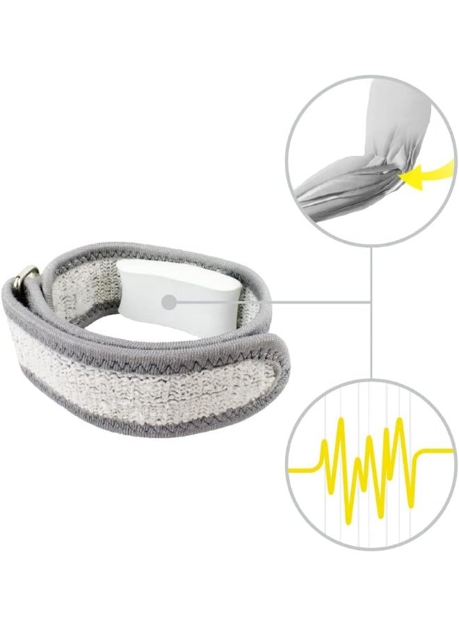 Bracoo Tennis-Golfer Elbow Strap, Quality Compression EVA Pad for Tendonitis, Muscle Strain Relief, EP40, One Size, Gray - Image 4